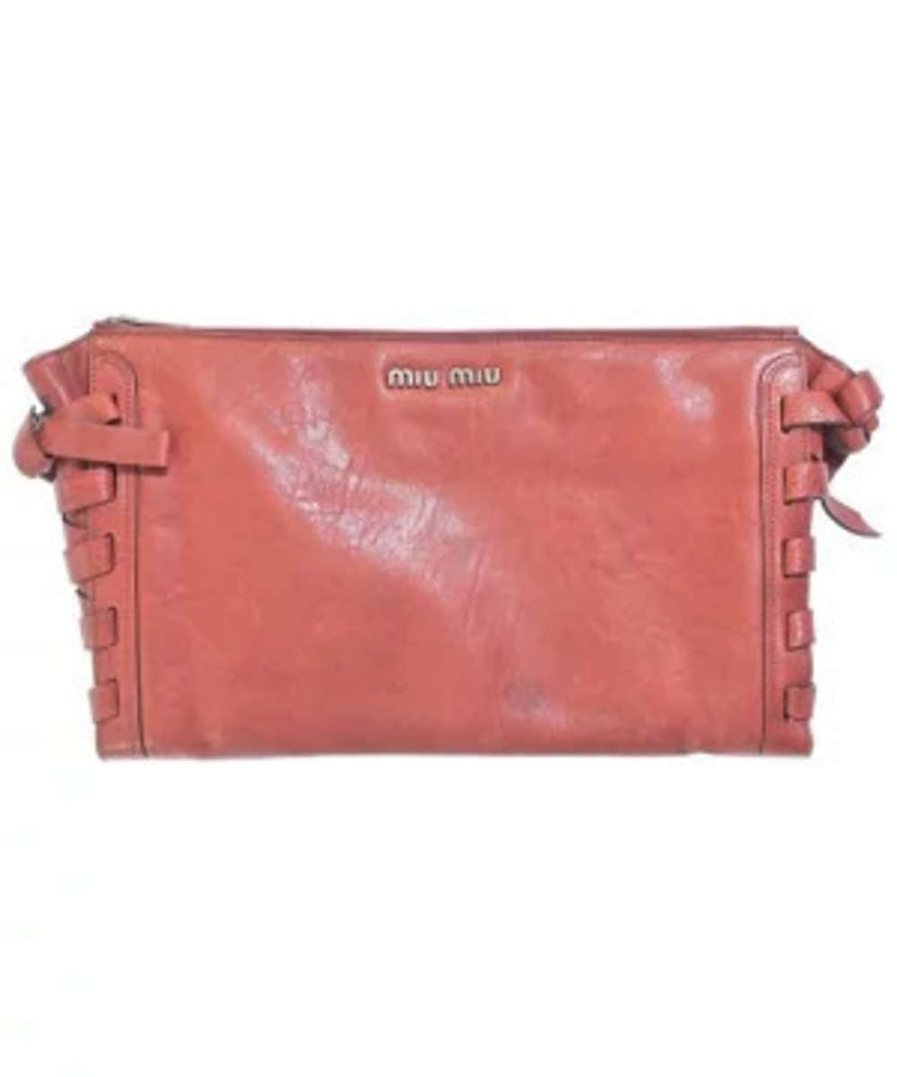 Miu Miu Clutch Bag Red